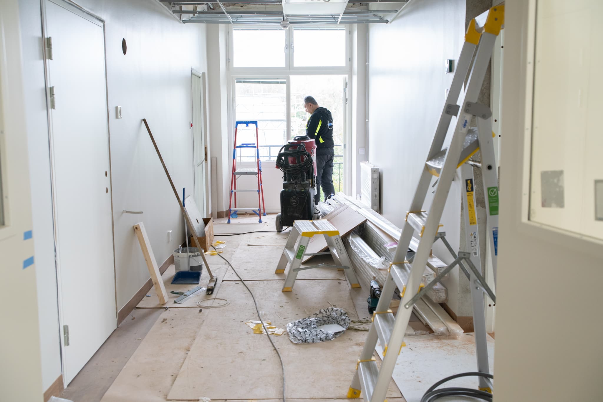 Städteam från SSG Facility Services i arbete